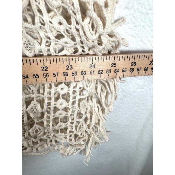 Soho Lady crochet lagen look relaxed boho top cream‎ OS - Picture 4 of 7